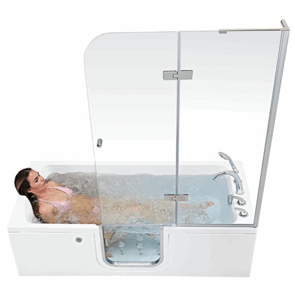 Lay Down Inward Swing Door Acrylic Walk-in Tub – 32″w X 72″l (81cm X 182cm)
